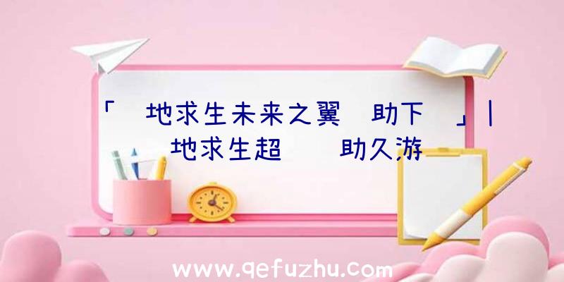 「绝地求生未来之翼辅助下载」|绝地求生超级辅助久游